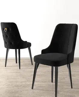 Sada židlí (6 kusů) Newa - Black