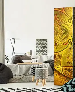 Paraván Mandala: Golden Power Dekorhome