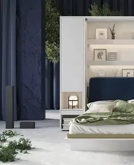 Dig-net nábytek Čalouněný panel Lenart BED CONCEPT BC-17/160 | modrá