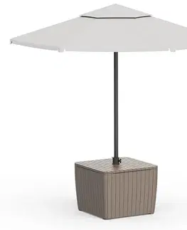 KETER Úložný box ZION DECO | Ashwood / cappucino