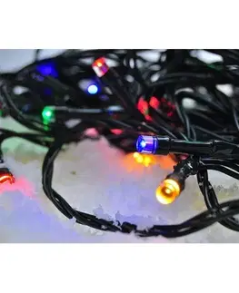 Solight Vánoční řetěz 200 LED barevný, 20 m