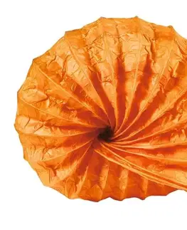 Papírová stolní lampa, noční lampa, oranžová, 40W, Snail