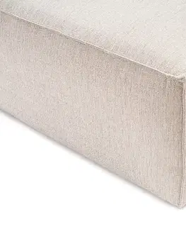 Rohová sedací souprava Lora (L1-O1-1R-POUFFE ) - Light Brown