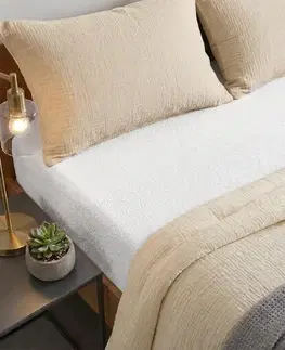 4Home Froté prostěradlo IDEAL bílá, 200–220 x 200 cm, 200–220 x 200 cm