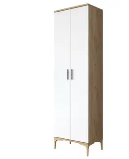 Skříň Jeny Walnut and White