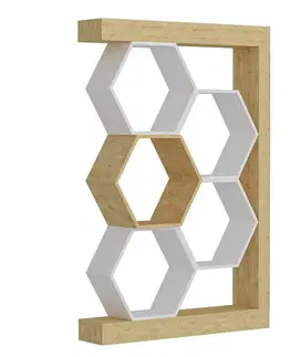 Knihovna Artemis - Oak, White