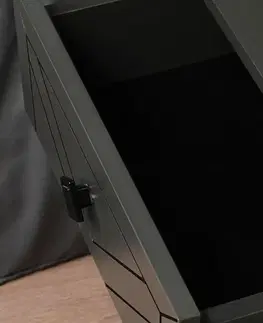 Noční stolek Luna Anthracite