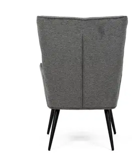 Relaxační křeslo 315 GREY2, tmavě šedá