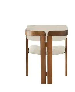 Jídlení židle CO Light Grey and Walnut