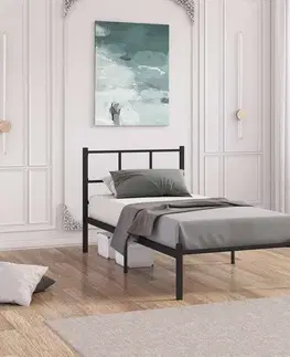Rám jednolůžkové postele Cemre - Black 100x200