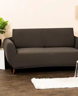 4Home Multielastický potah na dvojkřeslo Comfort hnědá, 140 - 180 cm
