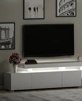 Televizní stolek Beliz White