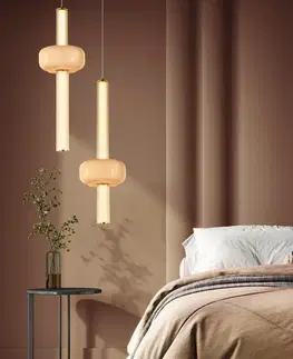 PURAS G lampa wisząca 15W LED 3000K klosz bezbarwny+biały