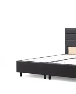 Rám dvoulůžkové postele s čelem Motya 160 x 200 - Anthracite
