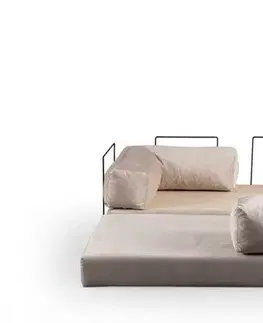 Dvoumístná rozkládací pohovka Via Con - Cream