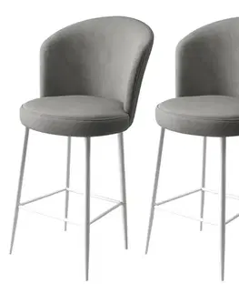 Sada barových židlí Alte Grey and White, 2 ks, 2 ks