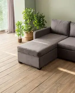 Rohová rozkládací pohovka Kado - Grey
