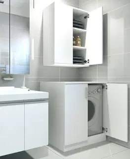 Koupelnová skříňka Su - White