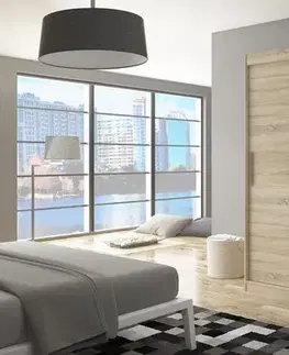 ArtAdrk Šatní skříň COLLIN | 120 cm Barva: Sonoma