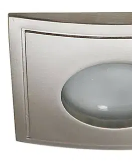 Stropní svítidlo, hermetické, saténové IP65, čtvercové, SH-05