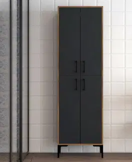Skříň Berlin Walnut and Anthracite