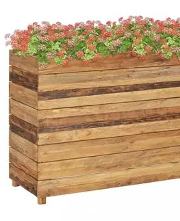 Zahradní truhlík teakové dřevo Dekorhome