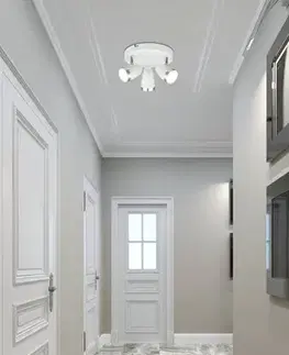 Bílé LED stropní svítidlo, nástěnné svítidlo, 3x40W, Blanca