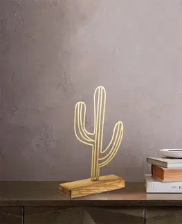 Dekorativní předmět Cactus - Gold