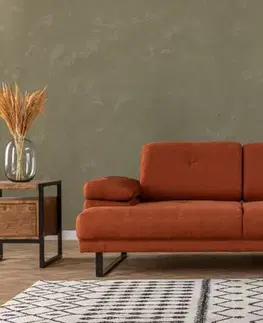 Dvoumístná rozkládací pohovka Mustang - Orange