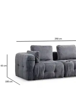 Trojmístná pohovka Amaris 3 Seater - Grey