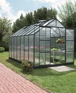 Skleník URANUS 11500 polykarbonát černý Lanitplast