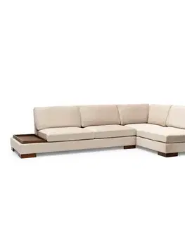 Rohová sedací souprava Tulip Corner Right With Pouf - Beige