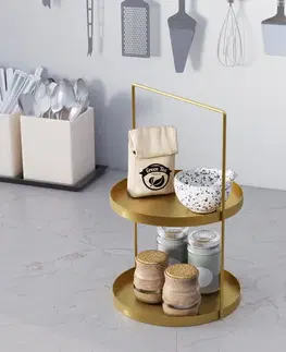 Dekorativní kovový doplněk Tılos-B - Gold