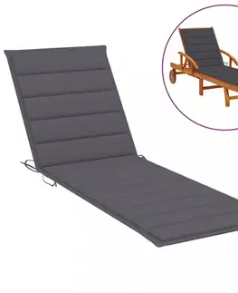 Poduška na zahradní lehátko látka Dekorhome