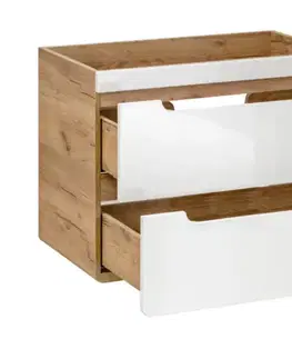 ArtCom Koupelnová skříňka s umyvadlem ARUBA White U60/1 | 60 cm
