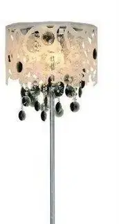 Stojací lampa chrom + akryl 3x40W E14 Talita