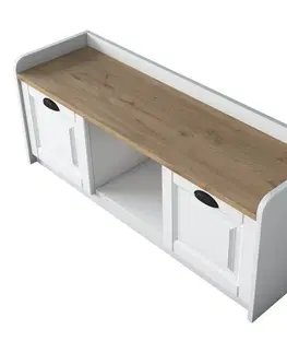 Botník Pilo White and Walnut