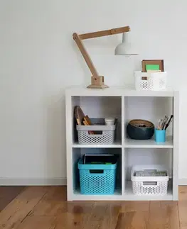 CURVER Úložný box INFINITY DOTS 11l recyklovaný plast | bílá