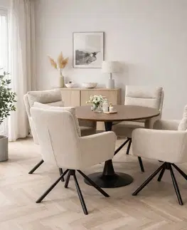 Jídelní židle ALTO Lounge béžová, 2 ks