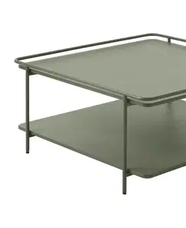 Estila Konferenční stolek Koge, olivový kov, 75 cm