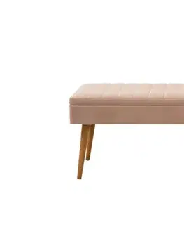 Set s rozkládacím stolem, židlemi a konzolou (6 kusů) Vina Bench 04 0900 - Atlantic Pine, Stone