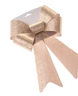 Vánoční mašle 23 x 38 cm, champagne, 23 cm