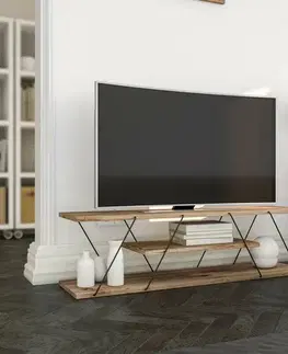 Televizní stolek Canaz Black and Walnut