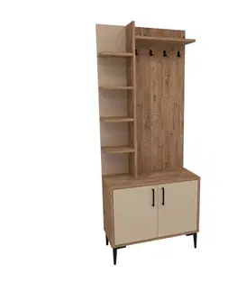 Předsíňová stěna Julendor - Atlantic Pine, Beige
