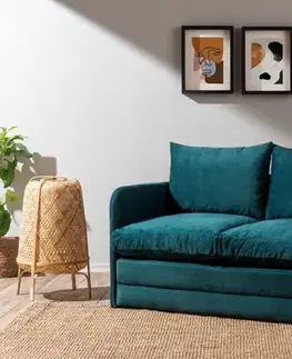 Dvoumístná rozkládací pohovka Saga 2-Seater - Petrol Green