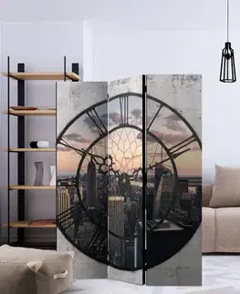 Paraván NYC Time Zone Dekorhome