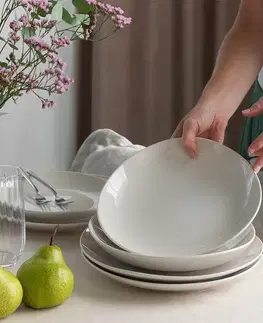 Talíř hluboký Coupe 25 cm sada 4 ks — Elements North Organic Structure - 492548