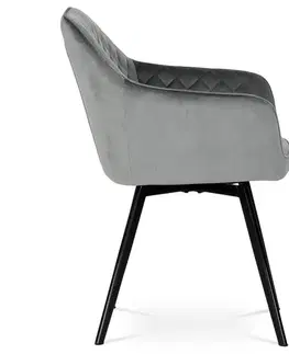 Sada jídelních židlí DCH-425 GREY4, 2 ks