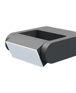 Panlux Venkovní nástěnné LED svítidlo Faro N antracit, IP54, 8 W