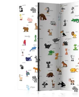 Paraván animals (for children) Dekorhome